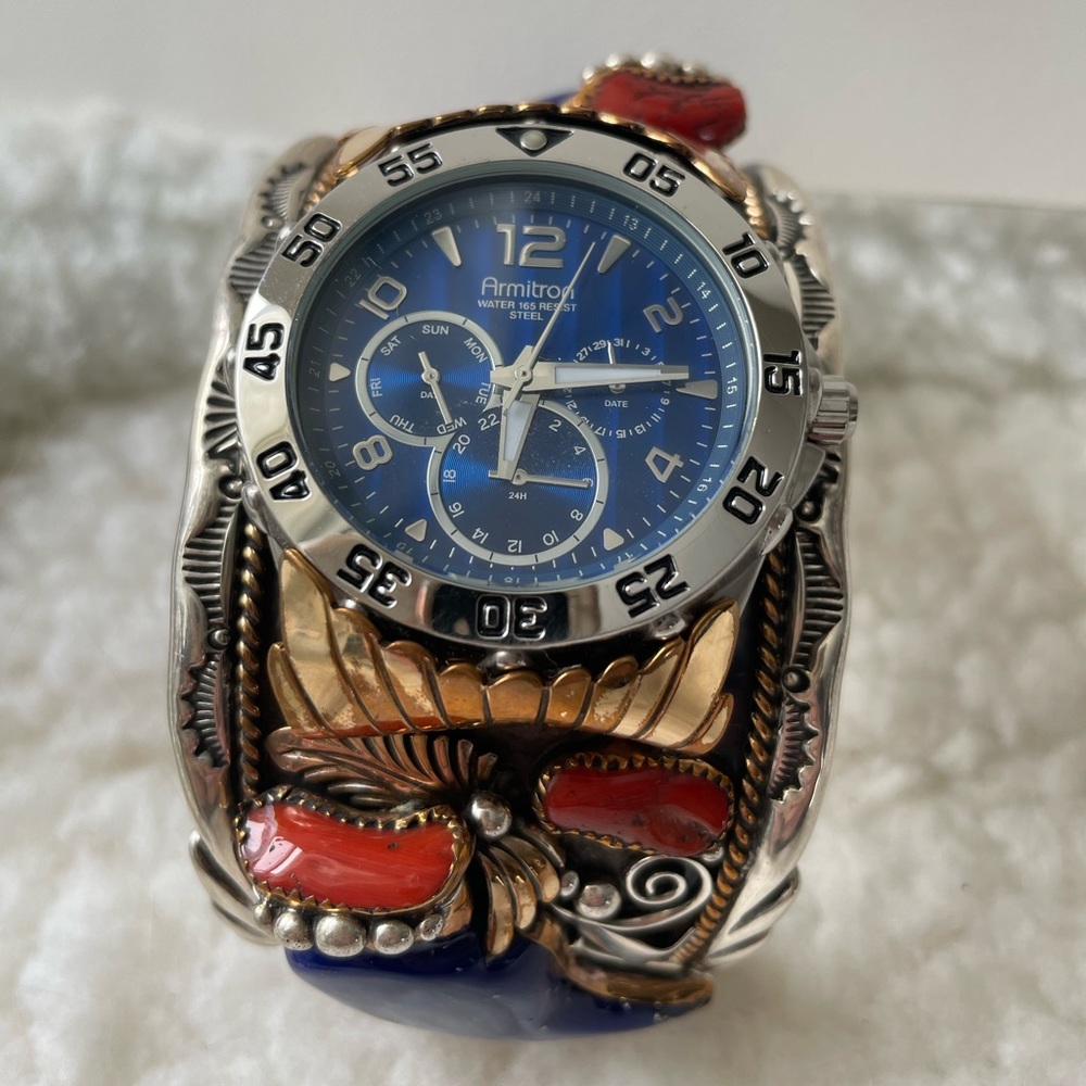 Custom combo watch cuff